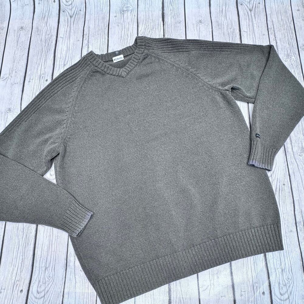 Men’s Columbia Olive Green Sweater Size XLg